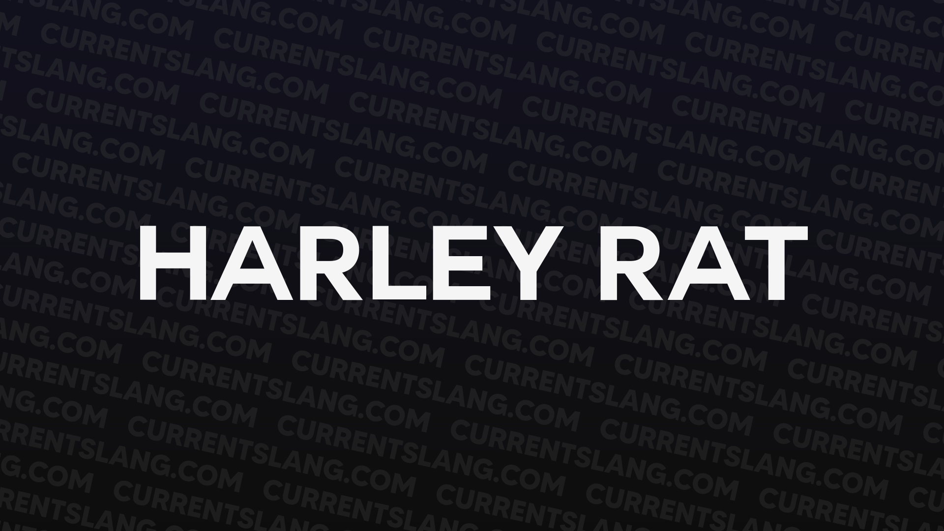 title image for Harley Rat